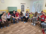 Детско-родителский клуб "Здоровичок"  средняя 1, воспитатели Медведева Е.С., Ефремова Я.Г.