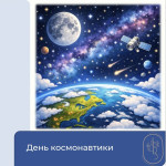 Выставка работ художественного отделения, посвященная Дню космонавтики