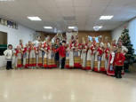 Новогодний отчётный концерт Образцового детского коллектива ансамбля народной песни "Родник"
