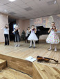 Новогодний концерт юных скрипачей