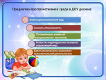 Предметно-развивающая среда в ДОУ