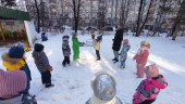 Картотека подвижных игр на улице (зима)