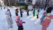 Картотека подвижных игр на улице (зима)