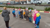 Развлечение на улице ко Дню космонавтики