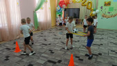 Спортивное развлечение "В здоровом теле - здоровый дух"