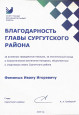 Наличие отмеченных профессиональных достижений  