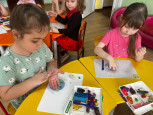Лепка "Подснежники"