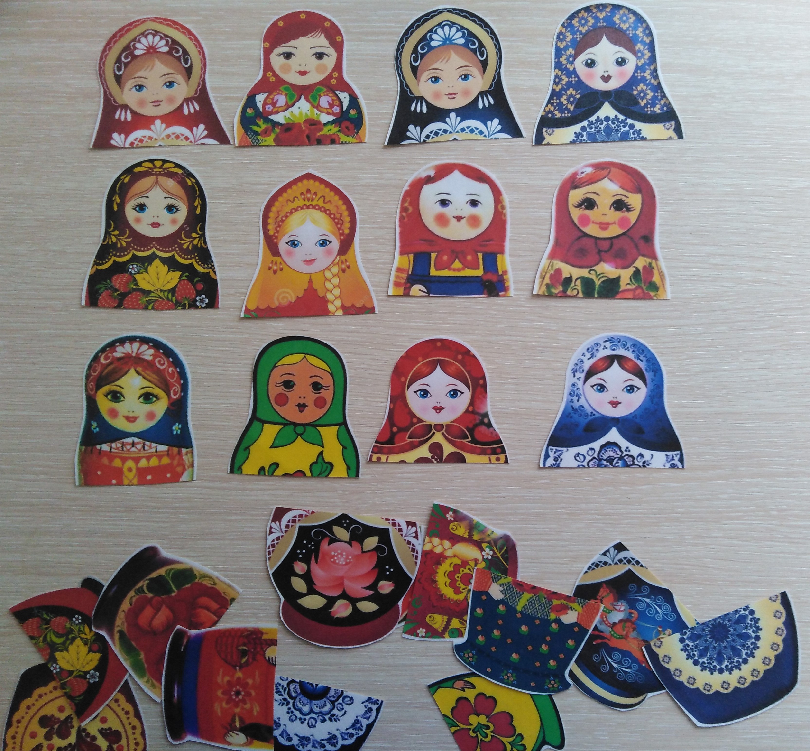 Половинки матрешек
