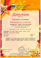Дипломы призеров