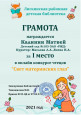 Достижения воспитанников