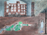 Мама, почитай мне, а я нарисую.