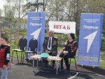 " Движение Первых" военно-патриотическая игра  " Зарница 2.0"