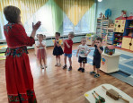 Открытое  занятие "Русские полянки"