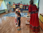 Открытое  занятие "Русские полянки"