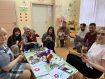 Мастер-класс с родителями «Эти дивные цветы небывалой красоты» 