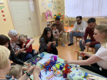 Мастер-класс с родителями «Эти дивные цветы небывалой красоты» 