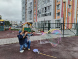 Шоу мыльных пузырей