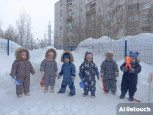 Мы зимой не скучаем - дружно, весело играем!