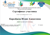 Достижения в период 2024 - 2025 г.