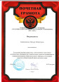 Наличие отмеченных профессиональных достижений