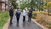 Приёмка работ по асфальтированию территории дошкольных учреждений