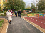 Приёмка работ по асфальтированию территории дошкольных учреждений