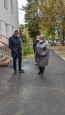 Приёмка работ по асфальтированию территории дошкольных учреждений