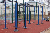 На территории школы №10 открылась новая спортивная площадка