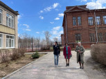 Объезд дошкольных учреждений городского округа Кинешма заместителем председателя Общественной палаты Ивановской области А.В. Гатаулиной