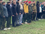 Военно-патриотические соревнования среди юнармейских отрядов по пейнтболу