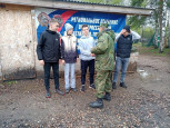 Военно-патриотические соревнования среди юнармейских отрядов по пейнтболу