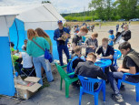 Работа интерактивных площадок в День города