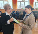 Церемония чествования школьной баскетбольной команды "Феникс"