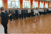 Церемония чествования школьной баскетбольной команды "Феникс"