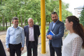 К началу нового учебного года в школе №19 обновят школьный двор, а также пищеблок и обеденный зал