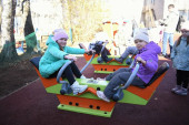 В детском саду № 29 открылась современная спортивная игровая площадка