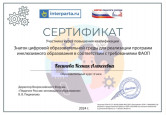Диплом участника курса повышения квалификации