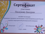 Достижения моих воспитанников