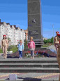 "Экскурсия к стелле воинской доблести с возложением цветов"