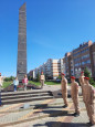 Возложение цветов к Мемориалу воинской доблести