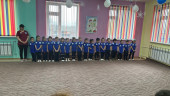 Зимняя Олимпиада со старшими группами "Звездочки" и Капельки"