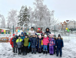 Зимнее спортивное развлечение "Снеговик в гостях  у ребят"