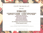 Победители Новогоднего Квиза