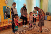 Воспитанники нашего детского сада приняли участие в конкурсе на лучшую фигуру из снега "Снеголеп"