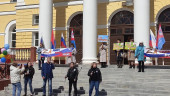 Коллектив детского сада принял участие в митинге, посвященном Дню международной солидарности трудящихся - 1 мая
