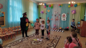 Воспитанники старшей группы приняли участие в квест-игре «Правила дорожные детям знать положено!»