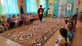 Воспитанники старшей группы приняли участие в квест-игре «Правила дорожные детям знать положено!»