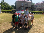 "Урок безопасности" с инспектором по пропаганде БДД ОГИБДД