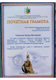 Грамоты за профессиональные достижения