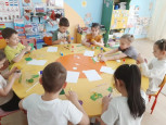 Аппликация "Одуванчик".